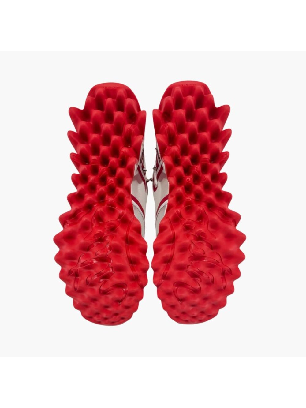 Christian Louboutin Sharkina White Mesh Red Sneakers Size 38.5 US 8.5 Women 6969 - Picture 4 of 15
